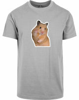 T-shirt - Hamster Peace Heather Grey