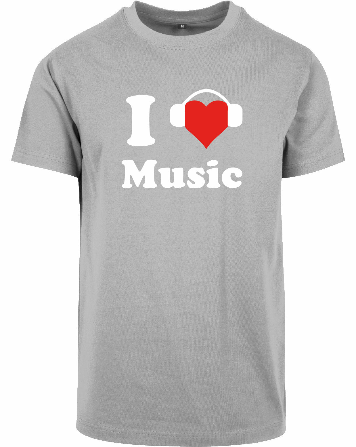 T-shirt - I love music Heather Grey