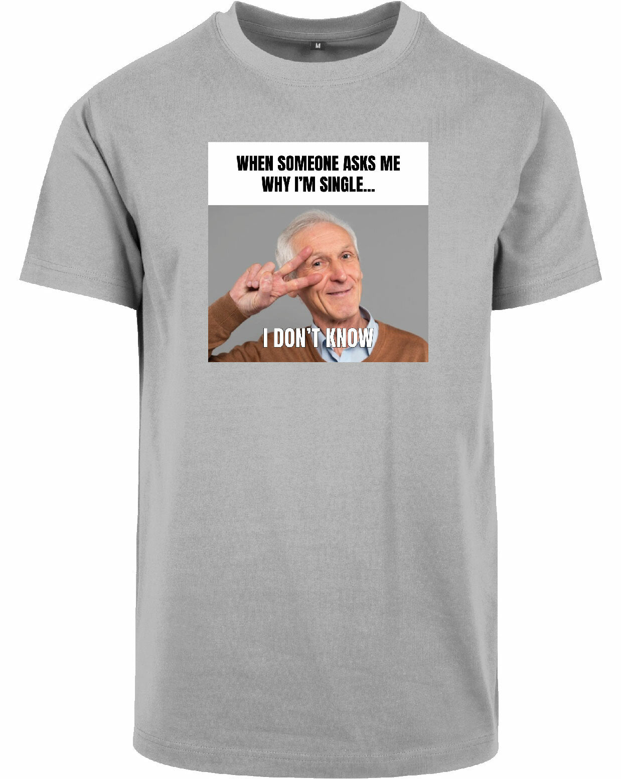 T-shirt - I don't know Heather Grey