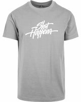 T-shirt - Shit Happens Heather Grey