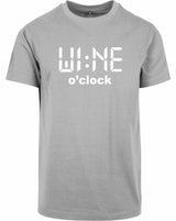 T-shirt - Wine O'Clock Heather Grey
