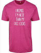 T-shirt - I Promise Hibiskus Pink