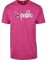 T-shirt - Imposible Hibiskus Pink