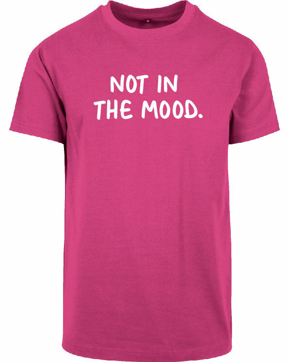 T-shirt - Not in the mood Hibiskus Pink