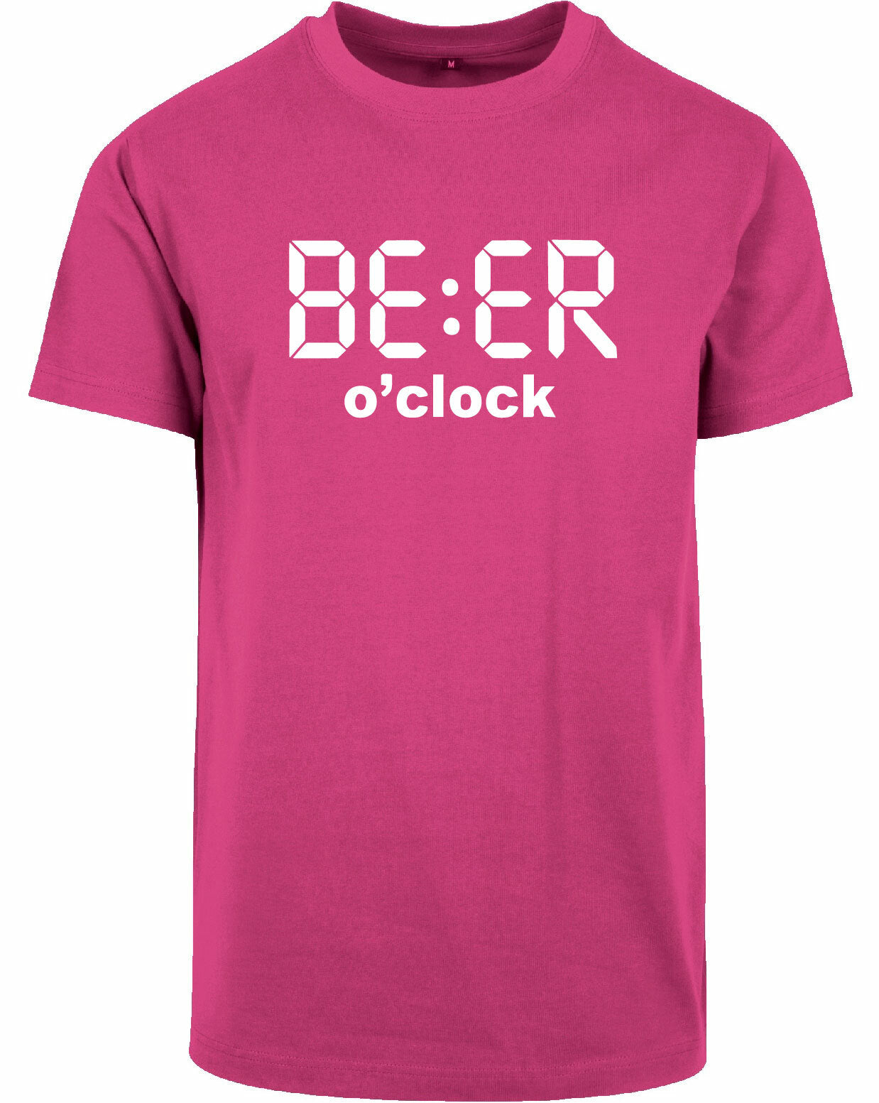 T-shirt - Beer O'Clock Hibiskus Pink