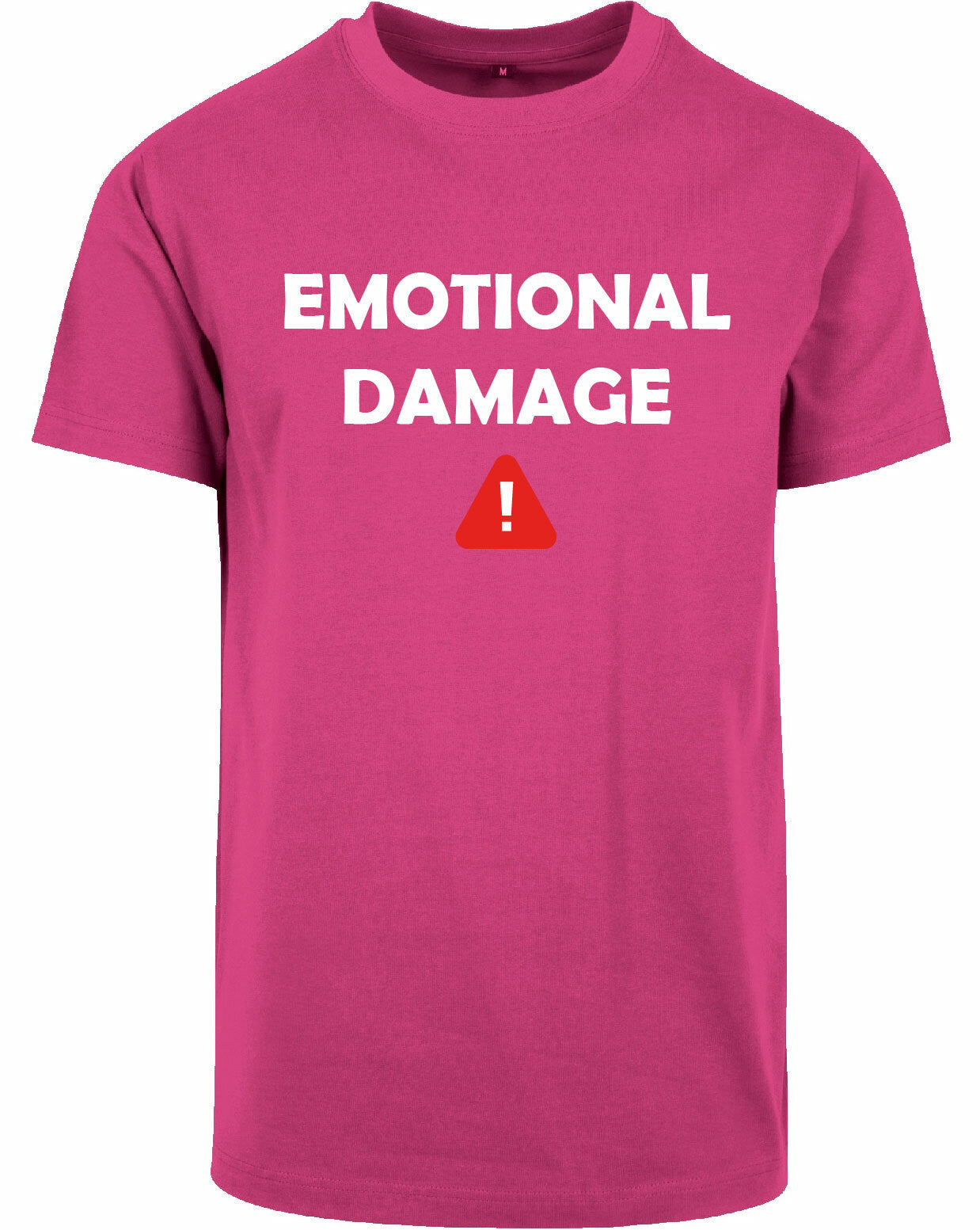 T-shirt - Emotional Damag Hibiskus Pink