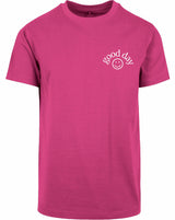 T-shirt - Good day Hibiskus Pink