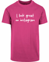 T-shirt - I look great Hibiskus Pink
