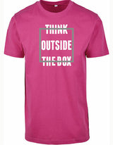 T-shirt - Outside the box Hibiskus Pink