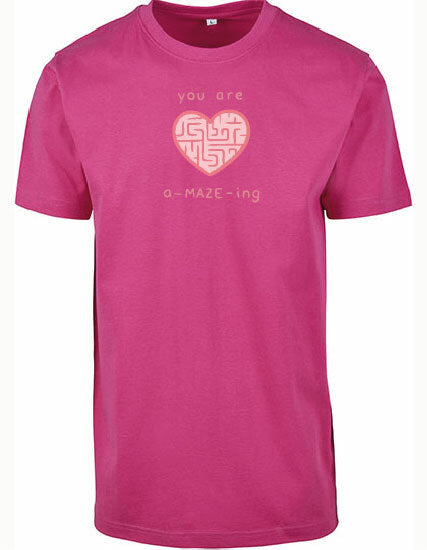 T-shirt - A-maze-ing Hibiskus Pink