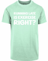 T-shirt - Running late Mint