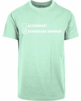 T-shirt - Standaard drinker Mint