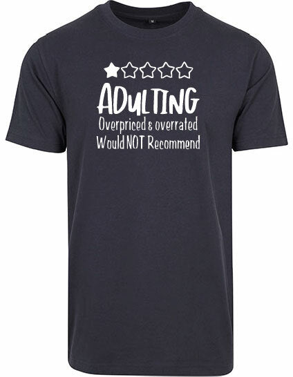 T-shirt - Adulting Navy