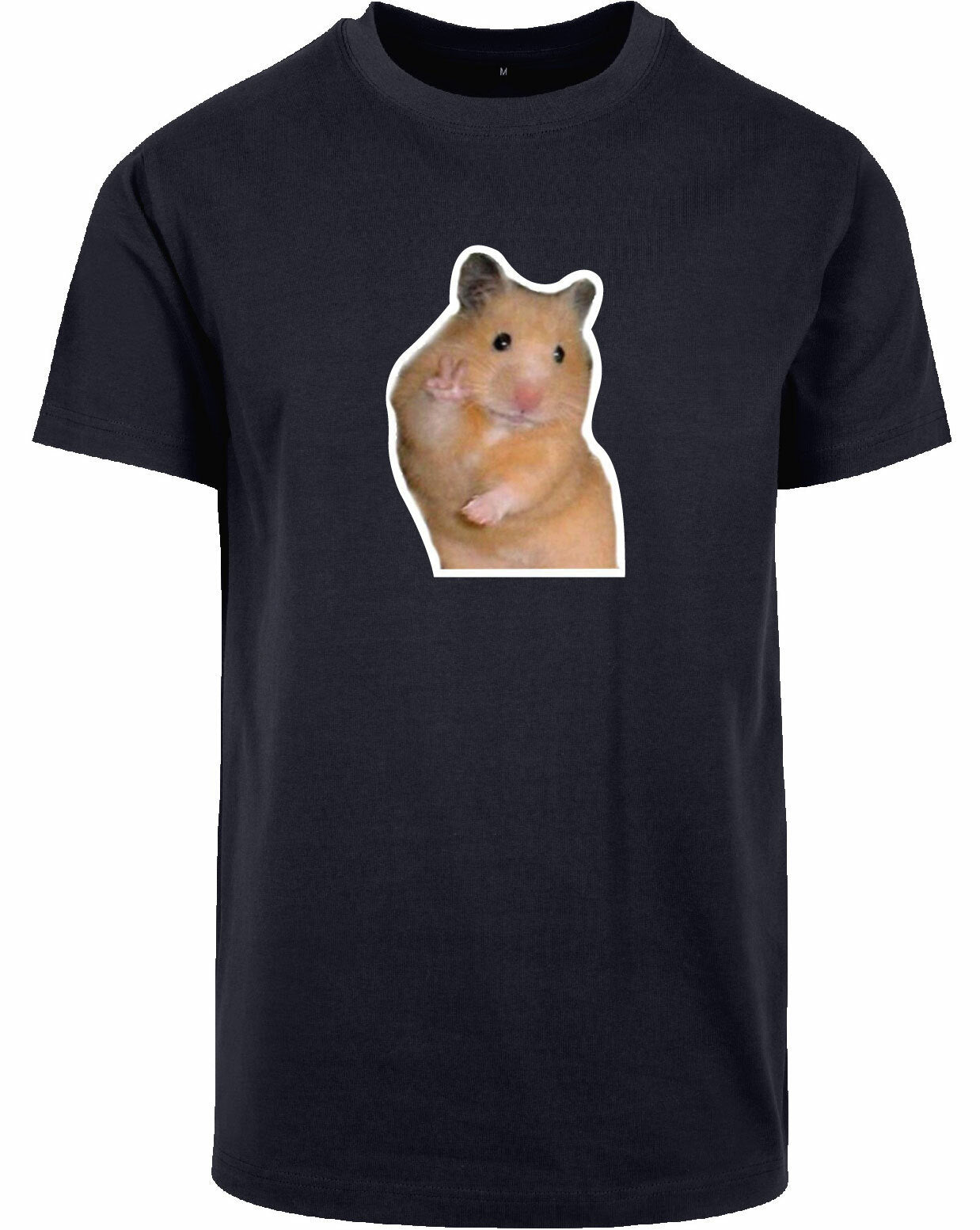 T-shirt - Hamster Peace Navy