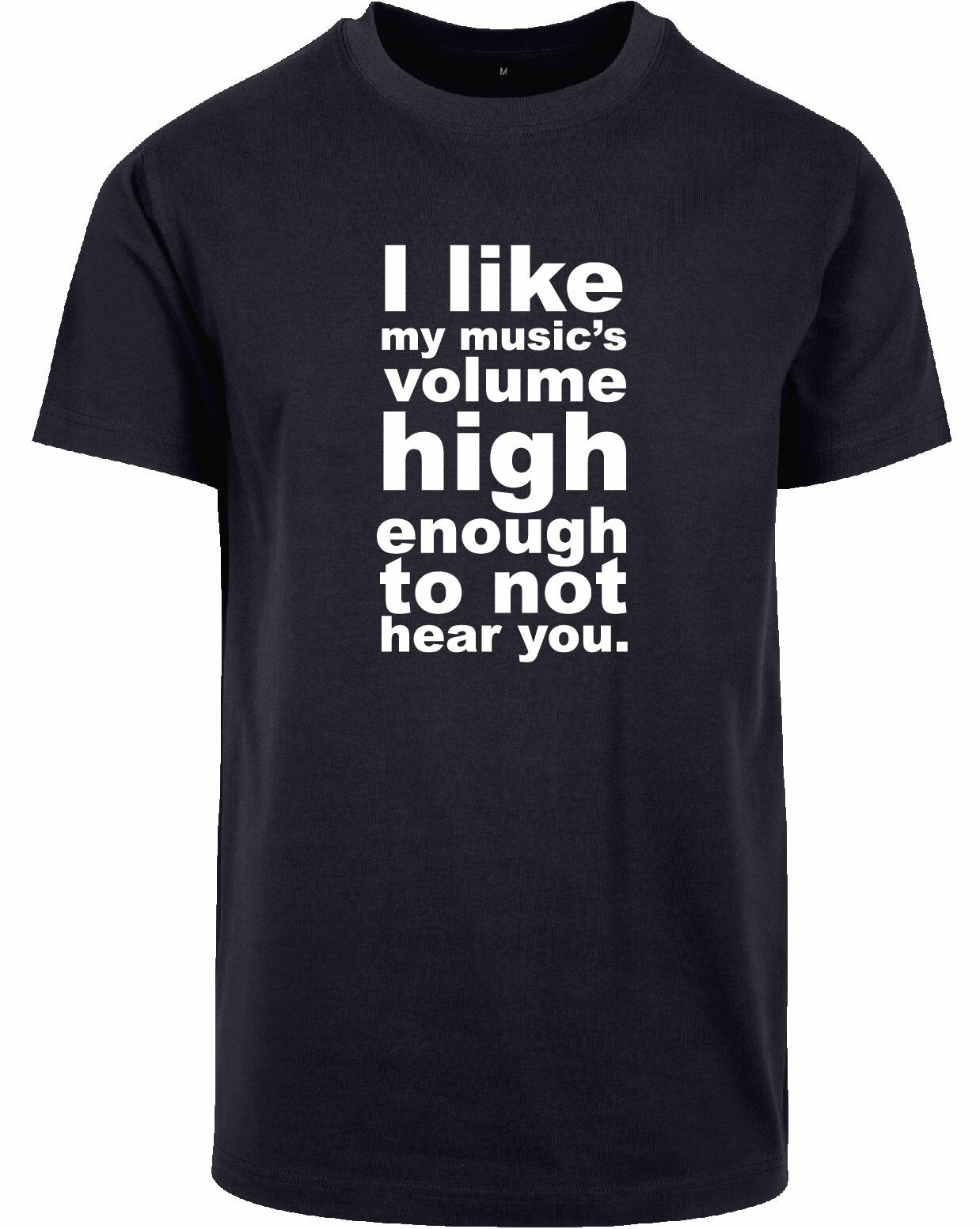 T-shirt - I like my music Navy