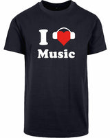 T-shirt - I love music Navy