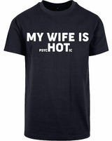 T-shirt - My wife is.. Navy