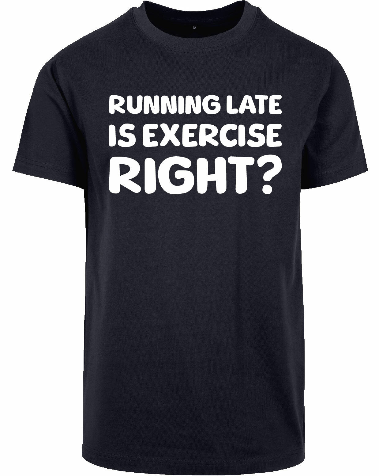 T-shirt - Running late Navy