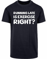T-shirt - Running late Navy