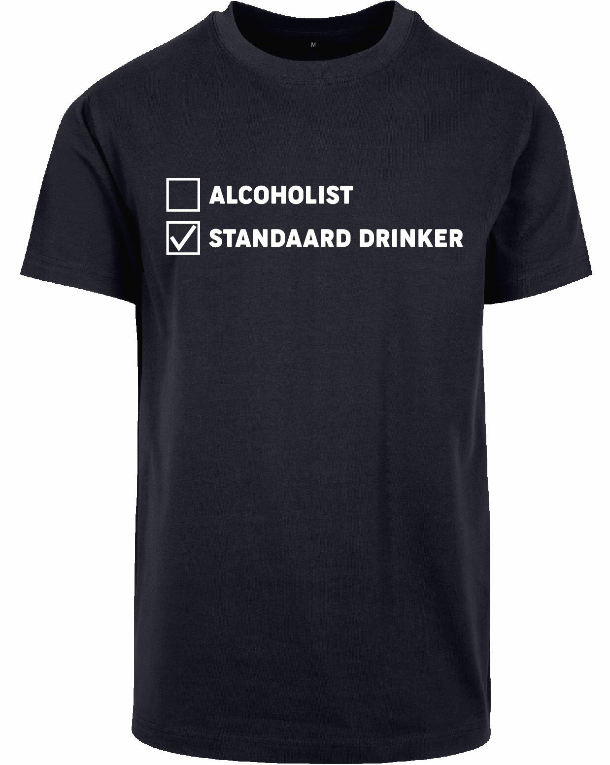 T-shirt - Standaard drinker Navy