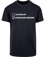 T-shirt - Standaard drinker Navy