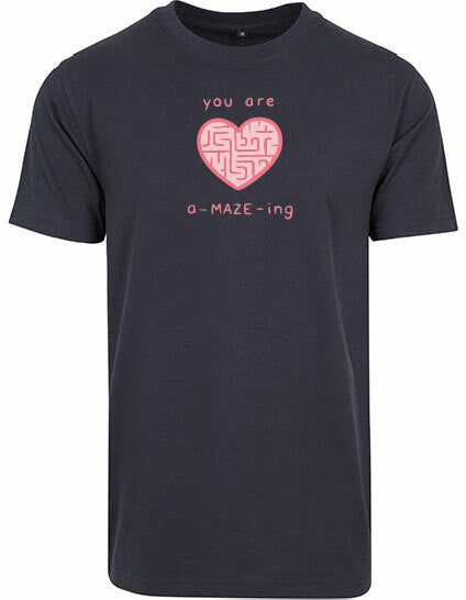 T-shirt - A-maze-ing Navy