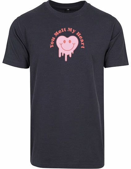 T-shirt - You melt my heart Navy