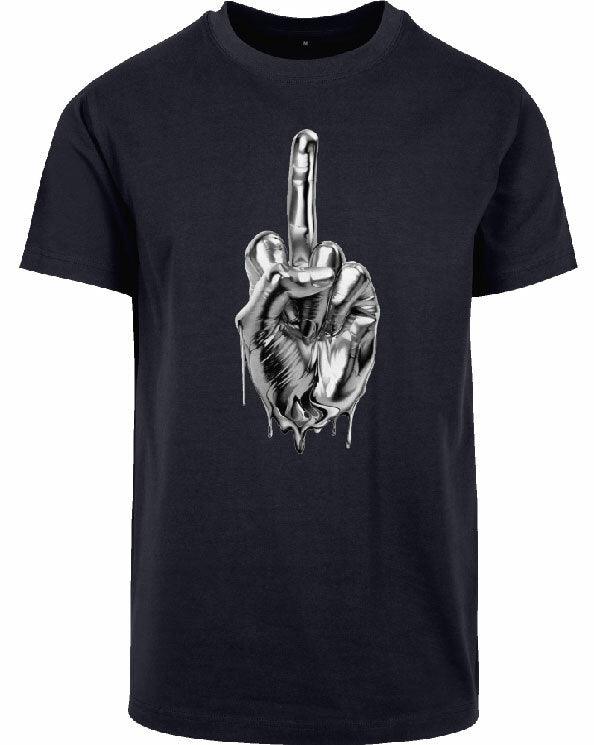 T-shirt - Middlefinger Navy