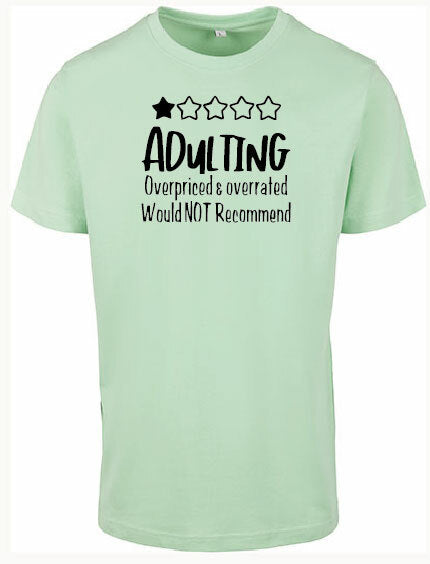 T-shirt - Adulting Mint