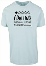 T-shirt - Adulting Ocean Blue