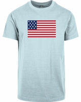 T-shirt - American Flag Ocean Blue