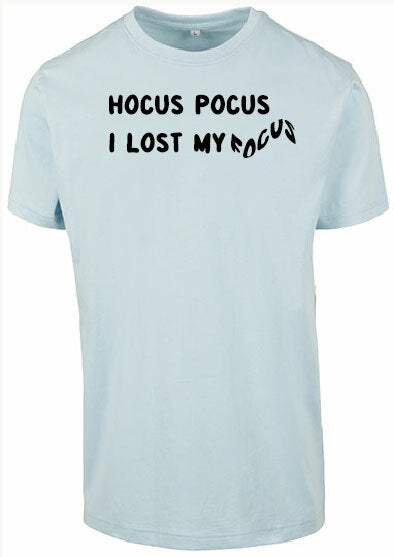 T-shirt - I lost my focus Ocean Blue