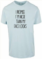 T-shirt - I Promise Ocean Blue