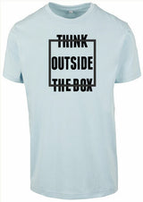 T-shirt - Outside the box Ocean Blue