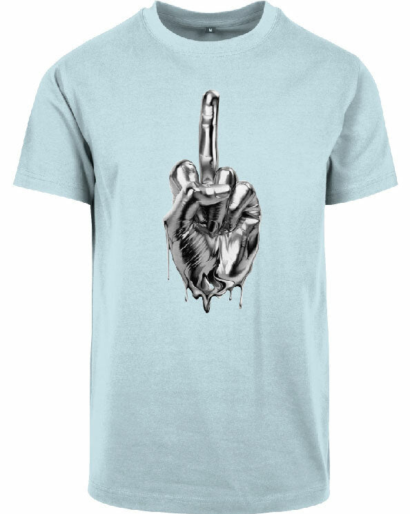 T-shirt - Middlefinger Ocean Blue