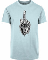 T-shirt - Middlefinger Ocean Blue