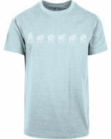 T-shirt - Gebarentaal; Banaan Ocean Blue