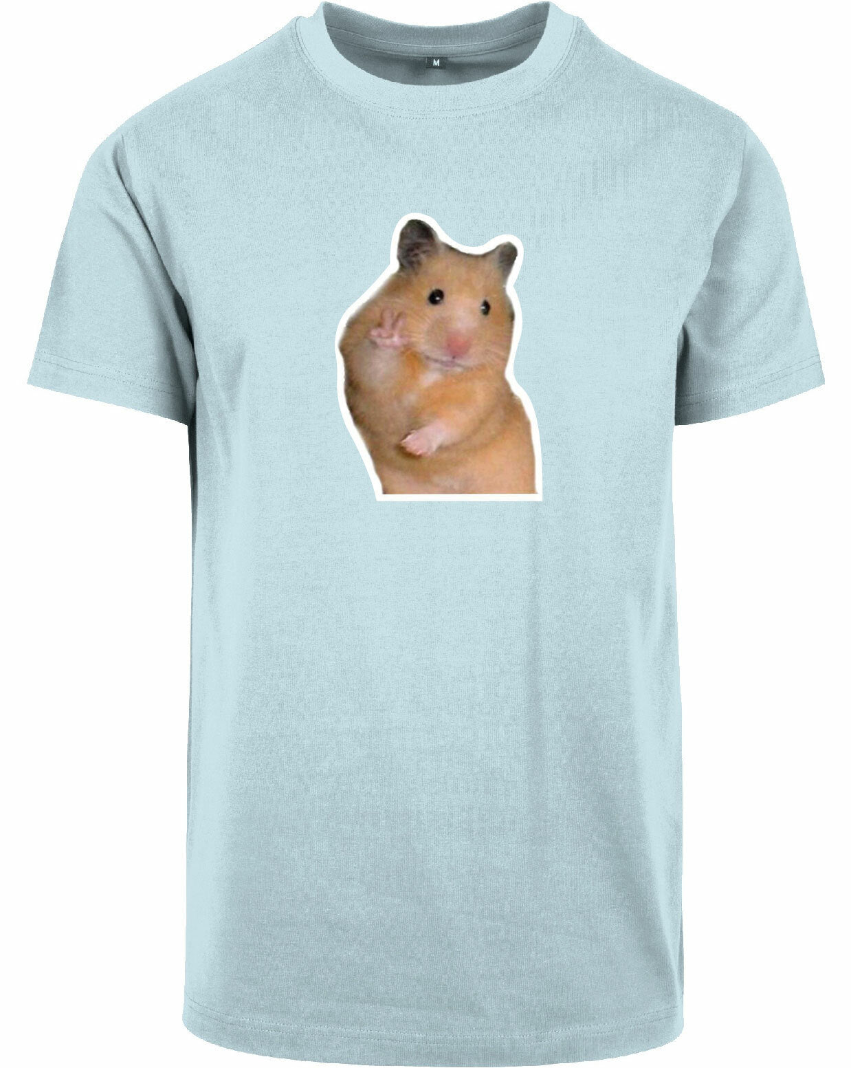 T-shirt - Hamster Peace Ocean Blue