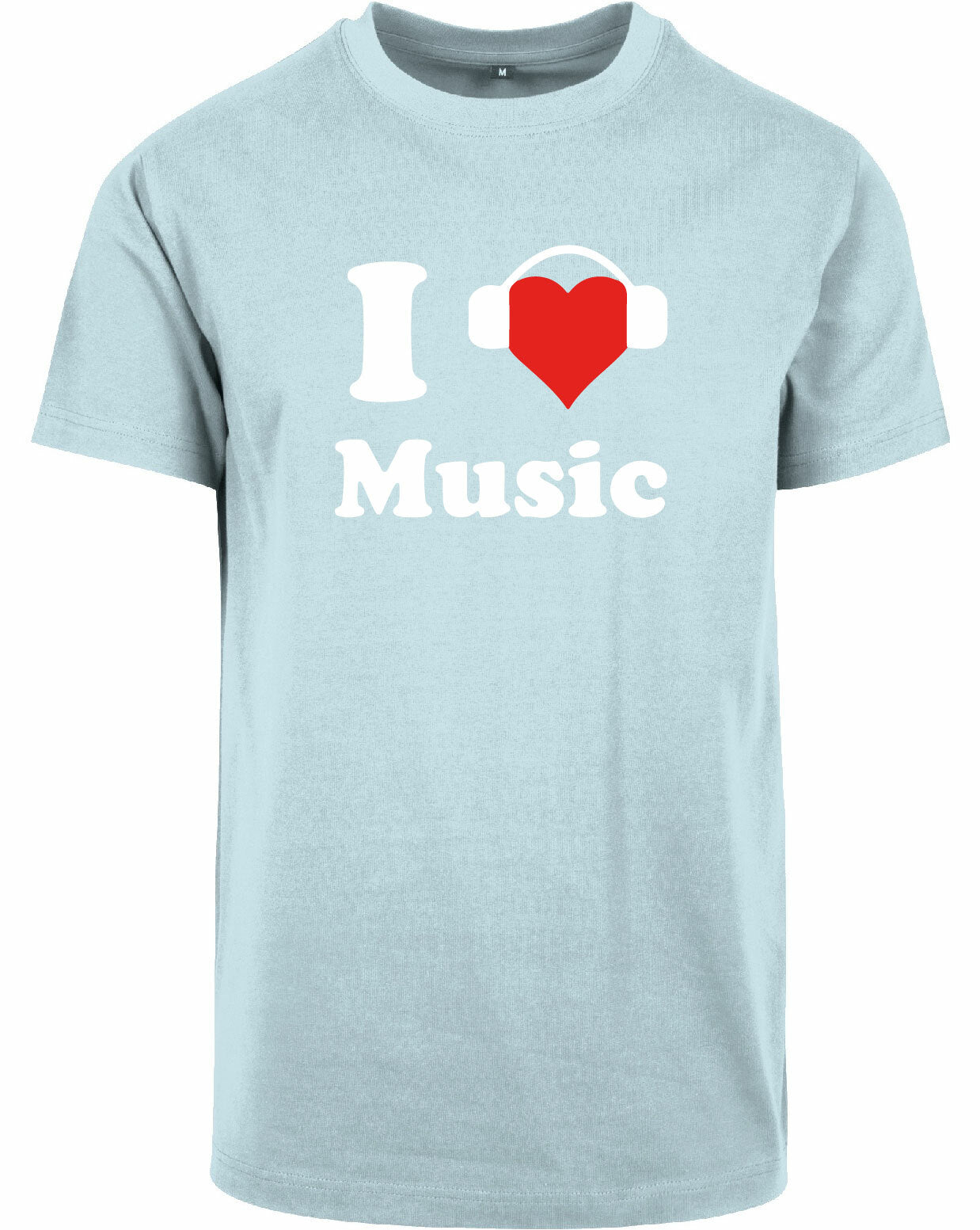 T-shirt - I love music Ocean Blue