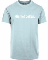 T-shirt - Mij niet bellen Ocean Blue