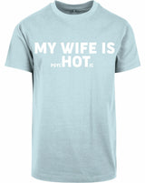 T-shirt - My wife is.. Ocean Blue