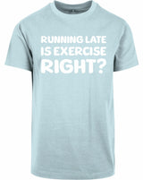 T-shirt - Running late Ocean Blue