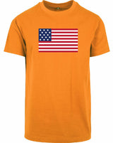 T-shirt - American Flag Orange