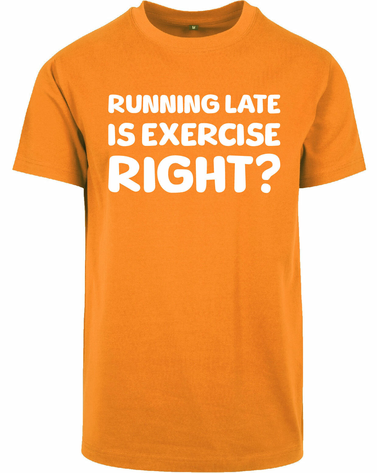 T-shirt - Running late Orange