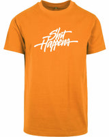 T-shirt - Shit Happens Orange