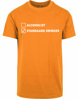 T-shirt - Standaard drinker Orange