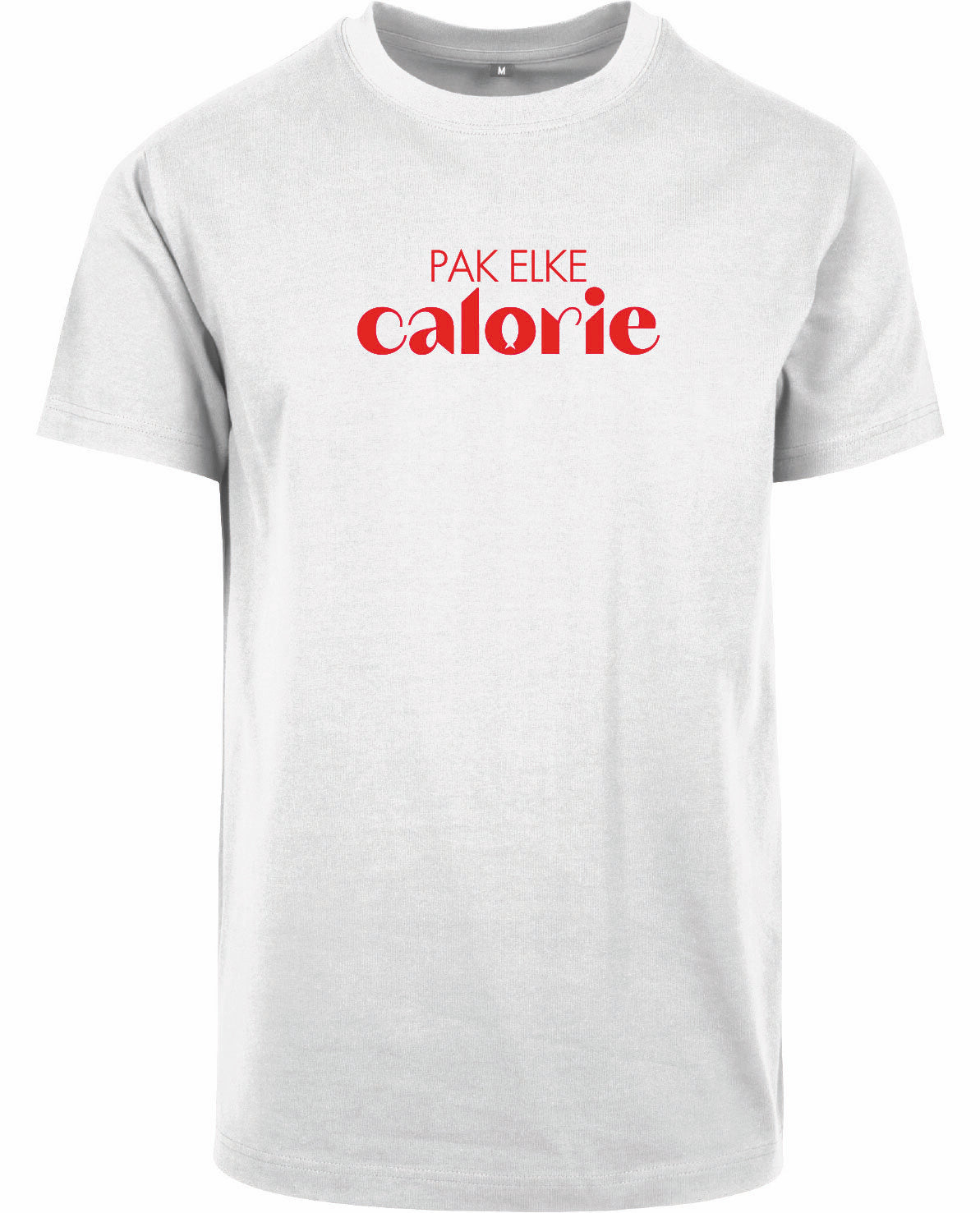 Tshirt Pak Elke Calorie Wit