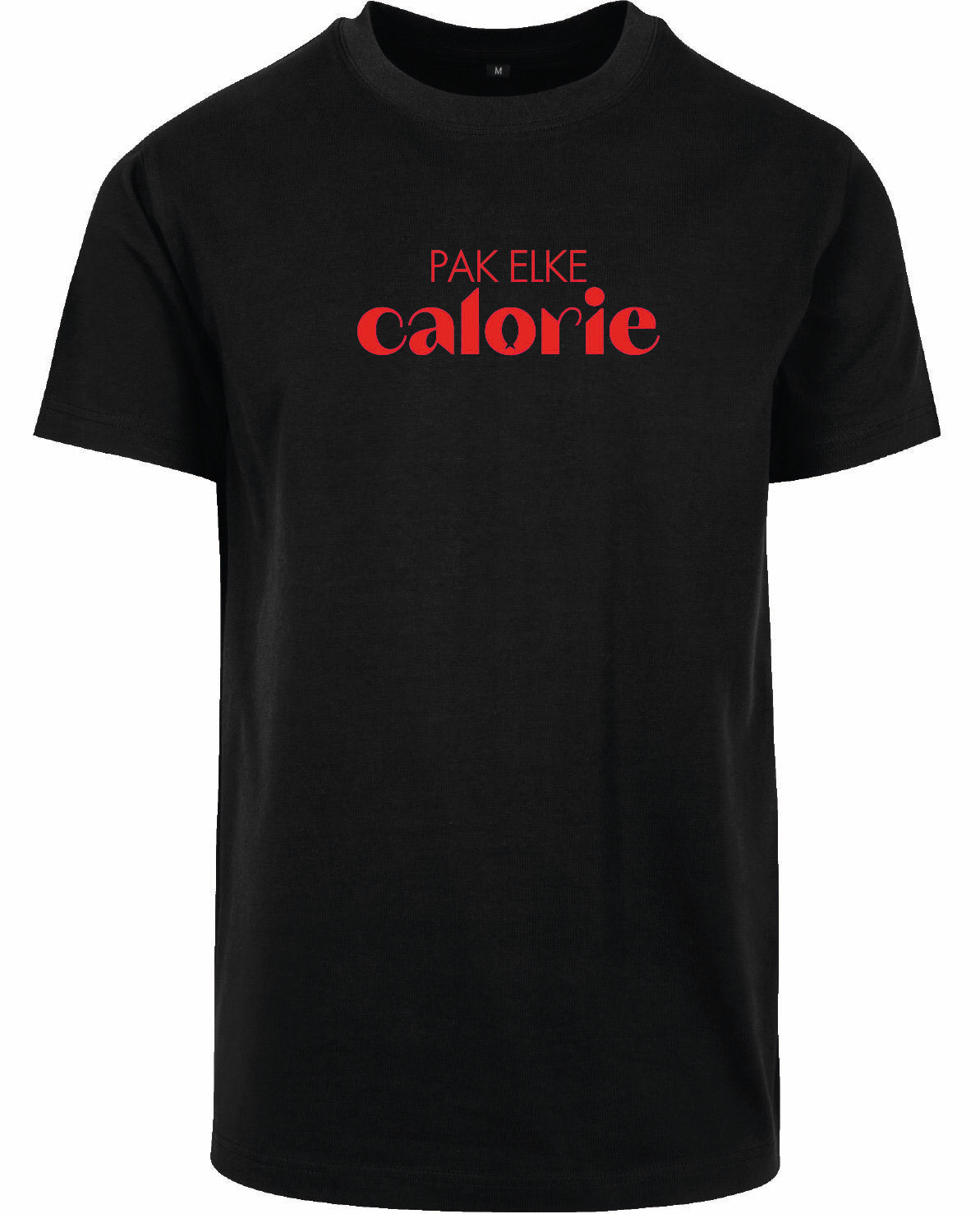 Tshirt Pak Elke Calorie Zwart