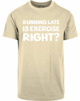 T-shirt - Running late Sand