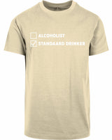 T-shirt - Standaard drinker Sand